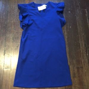 NWT Ruffle Sleeved Short Dress w/Pockets!